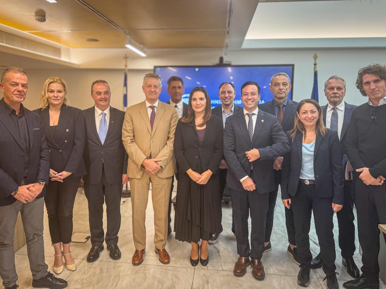 Συνάντηση Υπουργού Τουρισμού Όλγας Κεφαλογιάννη με την Πανελλήνια Ομοσπονδία Ξενοδόχων (ΠΟΞ)