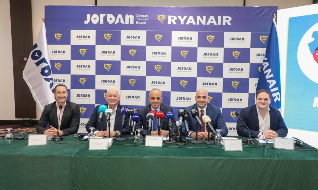 Η Ryanair επεκτείνει το χειμερινό της δίκτυο στην Ιορδανία με 18 δρομολόγια που συνδέουν το Αμμάν με 12 χώρες της Ε.Ε.