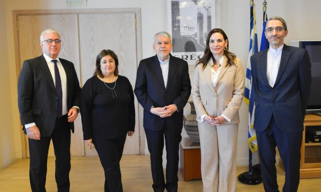 Ενίσχυση της τουριστικής συνεργασίας Ελλάδας–Ιράν: Συνάντηση της Υπουργού Τουρισμού Όλγας Κεφαλογιάννη με τον Ιρανό Υπουργό Seyed Reza Salehi Amiri￼