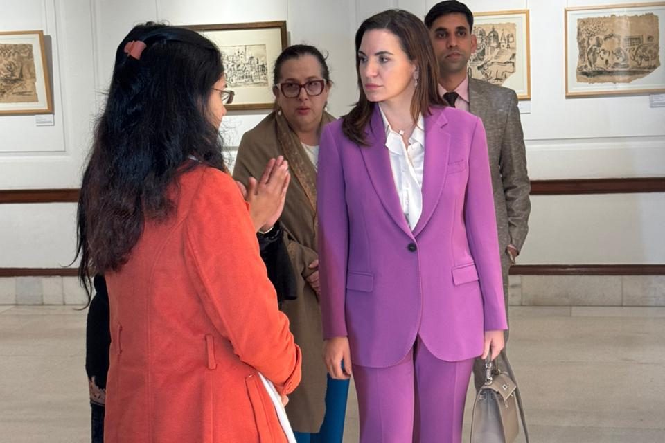 Στο Νέο Δελχί η Όλγα Κεφαλογιάννη με αφορμή την ιστορική πρώτη απευθείας αεροπορική σύνδεση της Ινδίας με την Ελλάδα￼