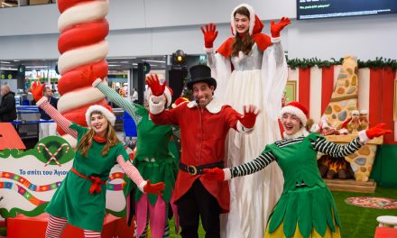 Με μεγάλη επιτυχία ολοκληρώθηκαν οι χριστουγεννιάτικεςδράσεις στο Αεροδρόμιο Θεσσαλονίκης «Μακεδονία»
