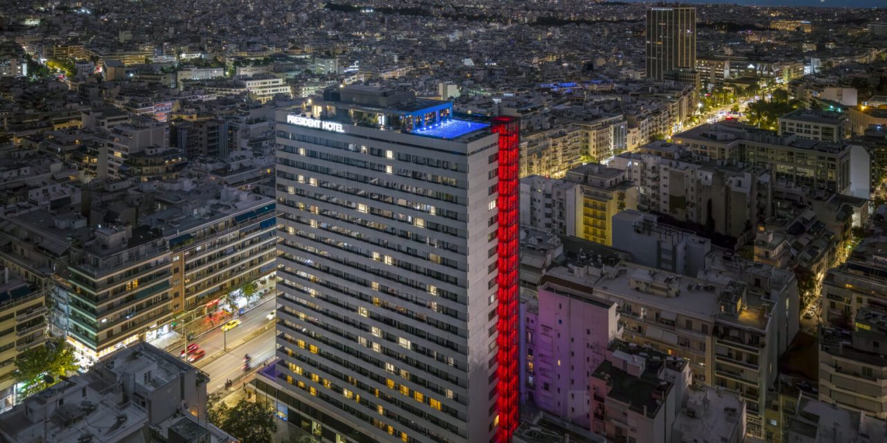 Το President Hotel Athens αποκαλύπτει την ανανεωμένη εξωτερική κλίμακα πυρασφάλειας με την υπογραφή του Minos Digenis Arquitectos