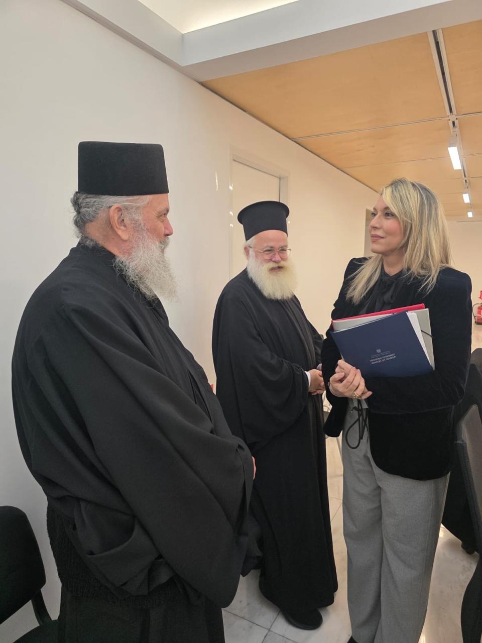 Η υφυπουργός Τουρισμού Άννα Καραμανλή στη 1η συνεδρίαση του 2026 της Κοινής Συντονιστικής Επιτροπής Προσκυνηματικού Τουρισμού