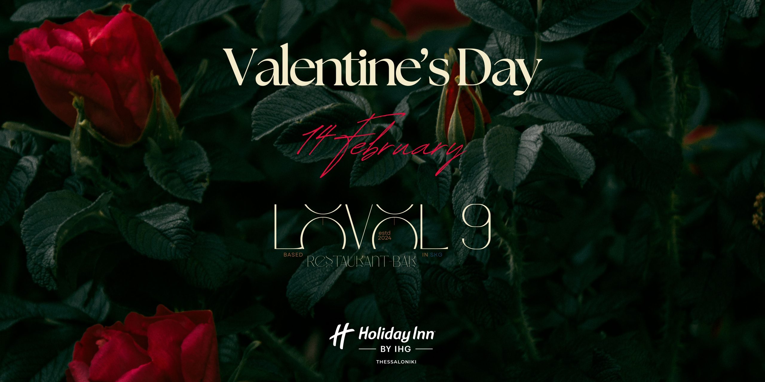 HOLIDAY INN THESSALONIKI – “VALENTINE’S DINNER” 14/02/2026￼