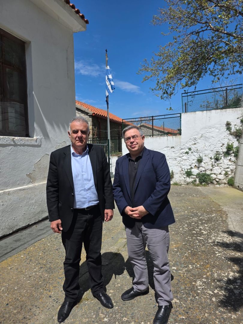 Επίσκεψη στη Σαμοθράκη πραγματοποίησε ο Γραμματέας της Αποκεντρωμένης Διοίκησης Μακεδονίας – Θράκης, Δημήτρης Γαλαμάτης