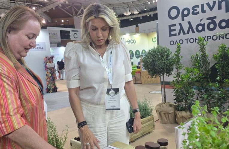 Η Υφυπουργός Τουρισμού Άννα Καραμανλή στην Attica Green Expo